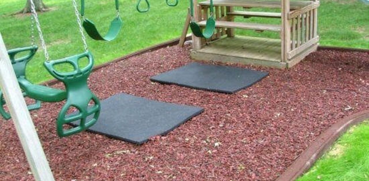 What To Put Under Rubber Mulch For Playground?